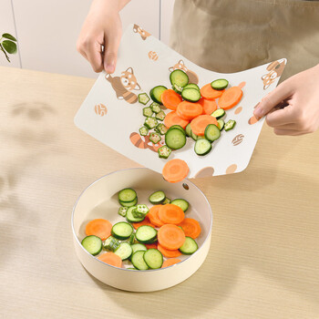 Sp sauce disposable chopping board pad antibacterial cutting board lazy no-wash fruit food supplement cutting board can be cut anti-mildew pad paper 10 pieces in color