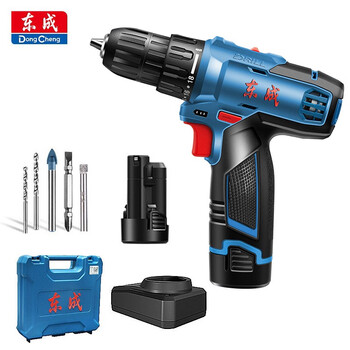 Dongcheng lithium electric drill wjz1201s hand electric drill rechargeable electric screwdriver machine household electric drill