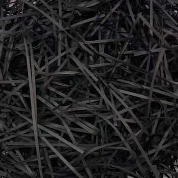 Raffia filler, colorful festive gift box, shredded paper, straw material, wedding candy box, fruit exquisite box, item number 4, ordinary black, 500g per pound