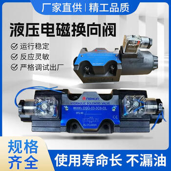 Hydraulic solenoid reversing valve dsg-03-3c2-dl/3c3/3c4/3c6/2b2 solenoid valve nshun hydraulic station dsg-03-2b3b-dl24v