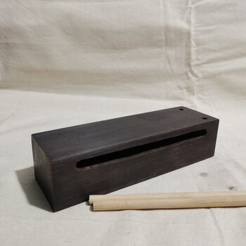 Swan national opera percussion instrument yue opera wu opera ebony redwood bangzi improved banggu opera general factory direct sales ebony double-sided bass bangzi (20/65/5)