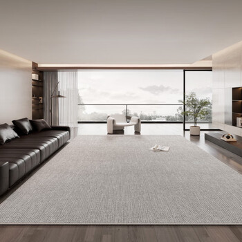 Siweiko carpet living room italian minimalist 2025 new waterproof bedroom no-wash wipeable light luxury high-end sofa home floor mat shayun-1hz (high-quality full loop pile) 300cm*400cm scientific thickness moderate soft and hard