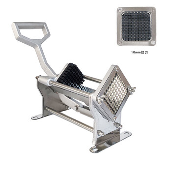 Zixi french fries machine slicer for cutting potato strips, commercial household cucumber radish lettuce dicing machine and strip cutting machine. the standard model comes with a pair of 10 mm knives. free suction.