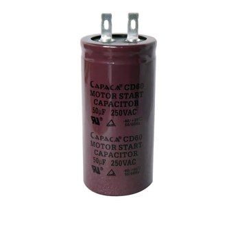 Original vacuum pump supply capacitor 65 degree single-phase motor accessories 250v50uf-400uf125uf capacitor 250v125uf 34*70mm