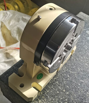 Machining center disc tailstock fourth axis tailstock with t-slot flange support turntable flip indexing 200160mm center