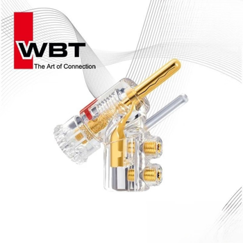 Original german wbt 0610cu pure copper version hifi fever speaker speaker cable banana plug