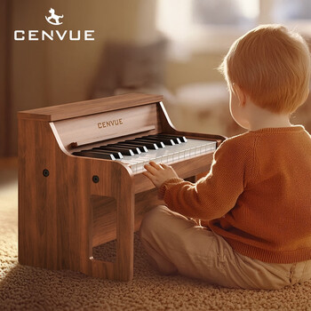 Cenvue wooden children's small piano electronic keyboard baby toddler birthday one-year-old baby toys boys and girls music gifts