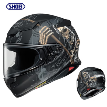 Shoei japan imported z8 motorcycle helmet winter warm full-face helmet faust tc-5 l (58-59cm)