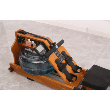 Mi xiaomi pepper rowing machine home water resistance silent abdominal control intelligent indoor fitness equipment commercial adjustable light walnut upgraded electronic watch/app/blue enhancer