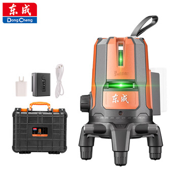 Dongcheng green light five-line level high-precision strong light infrared laser level dtx4v-41e