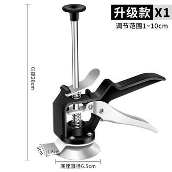 Vinoa tile jacking device adjusts lifting height and positioning bricklayer high auxiliary artifact leveling brick paving jack new style black single column jacking device 6 pack