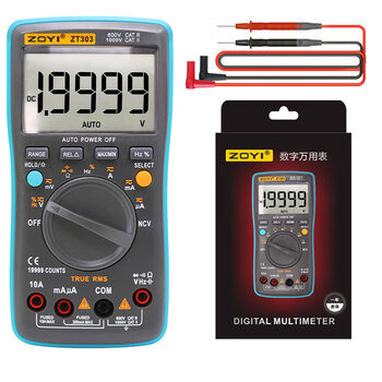 Fluke zhongyi zt303 four-and-a-half-digit high-precision intelligent anti-burn digital multimeter multi-function meter zt303 four-and-a-half digits high-precision