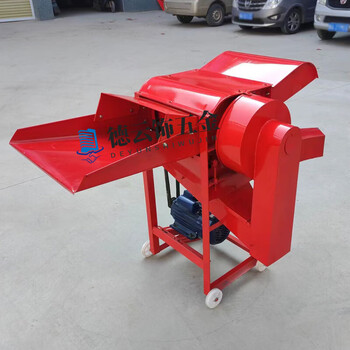Tnbrothers multifunctional household sorghum fully automatic rapeseed threshing machine harvester soybean small rice sorghum threshing machine 500 type thickened upgraded model single machine