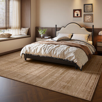 Yingfei master bedroom carpet, bedroom bed, under the bed, living room carpet, high-end atmosphere, antique style, no-care, full spread, large area, dusty-24694 140cm*200cm, high-end and versatile appearance