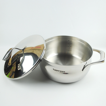 Tupperware official store master pot 1l/2.8l/3.8l/5.7/7.6l stainless steel multi-purpose pot 5l master stew pot