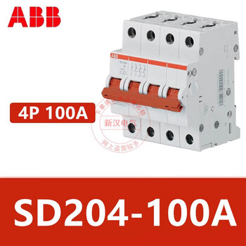 Abb load isolation switch sd201/202/203/204-16/25/32/40/50/63/80/10 sd204-100a