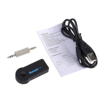 Bluetooth receiver 3.5mm wireless 4.0 bluetooth adapter aux car bluetooth audio receiver converter in bulk with accessories