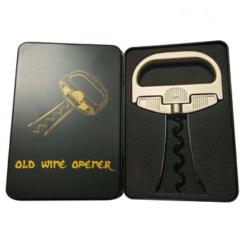 Satwarm red wine old wine bottle opener hippocampus knife wine screwdriver ahso clip-type anti-breakage old wine knife wine opener american old wine bottle opener gift box package