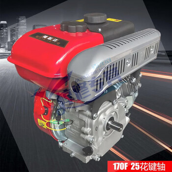 Pupan chongqing 170f gasoline engine 7.5 hp four-stroke small engine tiller head ford model 170f 25 spline shaft