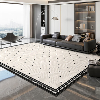 Y u-live carpet living room 2025 new bedroom sofa floor mat large area full cover waterproof no-washable wipeable light luxury high-grade s imitation cashmere-tingan for customization please contact customer service to enjoy discounts