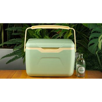 Ice master (icemaster) car insulated outdoor refrigerated 12l camping picnic fresh-keeping portable ice cube box avocado green avocado 12l 1