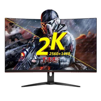 Display 32-inch aoc2k144hdmi curved computer monitor eye protection external desktop aoc32-inch 2k155hz curved surface high color gamut boundless