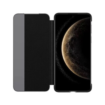 Suitable for huawei mate70pro original mobile phone case pro+smart window leather case all-inclusive anti-fall original business black-smart display window flip leather case mate70pro