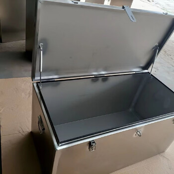 Qinkai stainless steel tool box large waterproof fully welded home appliance repair multifunctional mobile tool box with wheels specially customized length 60x width 30x height 30 stainless steel 1.5 thick