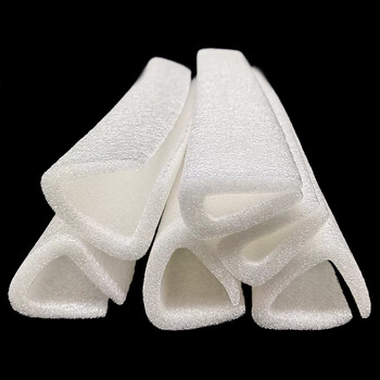 Corner u-shaped strips epe pearl cotton door and window anti-collision edge strips picture frame straight edge anti-seismic corner protector corner foam strips thick 5mm inner width 5mm side height 35 (400 meters)