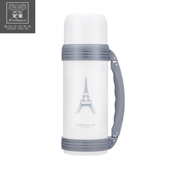 Huoxiang huoxiang thermos kettle paris impression 304 stainless steel travel kettle hxb-bw024 outdoor car white kettle 1.2l