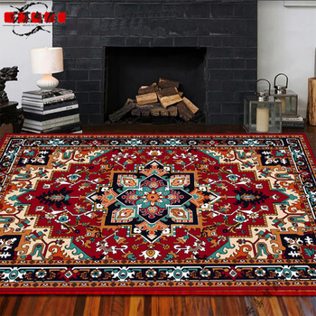 Iranian original imported persian carpet for living room 2025 new style no-wash and wipeable light luxury high-end retro bedroom 20 zhongzheng persian 2m*3m (collection of 80cm round computer chair mat)