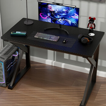 Yameile computer desk, gaming desk, workbench, long table, simple desktop computer desk, home office desk, bedside table