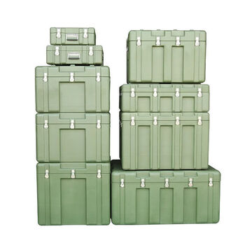 Customized rotomolding box outdoor field camping army green multi-functional equipment equipment box medical sealing box folding transfer box other sizes custom a