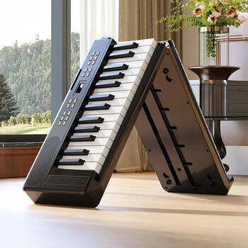 Beethostar foldable electric piano 61-key velocity key electronic piano portable for adults, children and kindergarten teachers to play professional piano