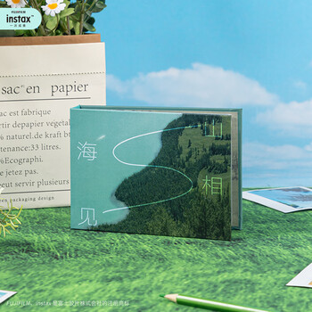 Fuji (fujifilm) one-time imaging instax wide-format photo album mountains and seas wide-format photo album mountains and seas