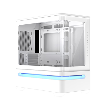 90% new asus prime ap202 white lingguang island suspended sea view room chassis suspended patented design/explosion-proof curved glass/tool-free disassembly/20g type-c interface