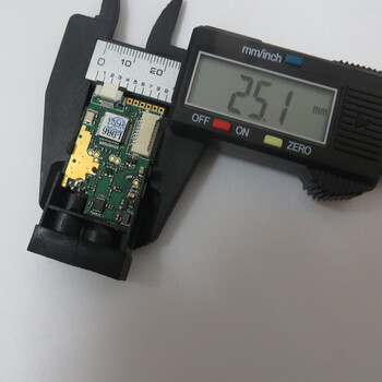 Pupan 50-meter laser ranging module sensor ttl level serial port rs232 secondary development connected to the microcontroller.