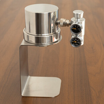 Pneumatic coffee machine replaces moka pot 9bar pressurized espresso coffee for home enjoyment outdoor camping portable main pot + pressure reducing valve + bracket + powder hammer constant pressure powder hammer