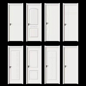 Paint-free door ecological door solid wood door interior door bedroom door set door room door painted door ordinary door customization white paint-free door