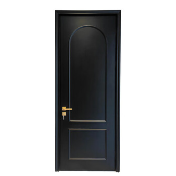 Yingtang home interior door set door french wooden door solid wood composite paint concierge door internet celebrity black bedroom door black bedroom door