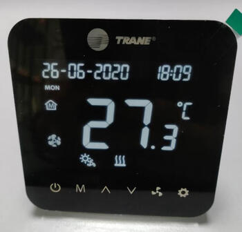 Trane tm87 air conditioning water circulation system touch thermostat air conditioner and floor heating two-in-one linkage trane tm87 two-in-one linkage black