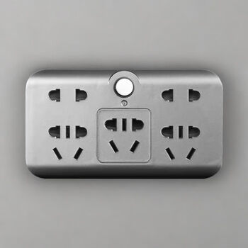 Household socket converter round hole multi-function multi-hole plug one-turn multi-wireless usb conversion plug copper 2500w power/904b space gray compatible with round hole socket/flame retardant shell/high power/factory direct sales