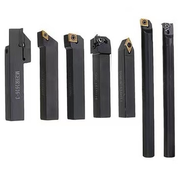 Yue changsheng factory direct sales 7-piece set of cnc lathe turning tools for small lathes 8mm 10mm tool 12 square 16mm machine clip turning tool 16mm 7-piece set