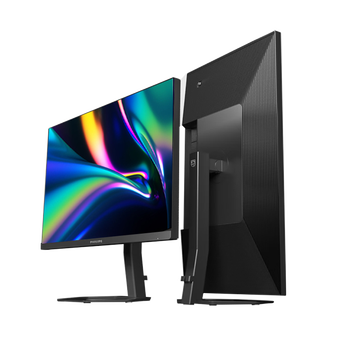 90% new philips 27-inch 2k hd 75hz low blue light 300nit 98.94%srgb rotating lift office monitor online class learning display 27e1n5500l