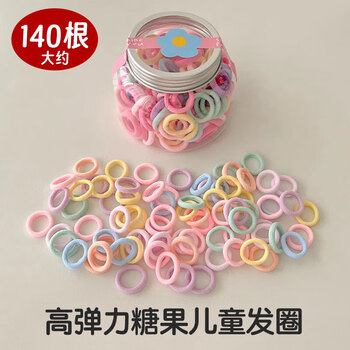 Gemeng little girl's hair towel ring children's thumb rubber band christmas hair ring high elastic rubber band baby headband