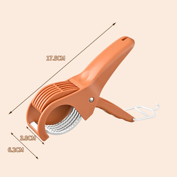 Henlu salad fruit slicer ham sausage slicer banana pepper cucumber slicing tool divider red 1