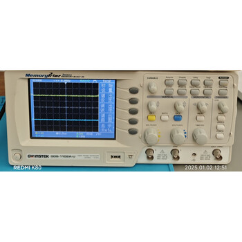 Gwinstek gds1102au digital storage oscilloscope 100mhz second-hand function is easy to use