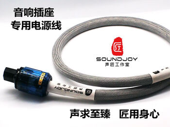 Fever ifi power cord plug filter socket audio special socket tube amplifier amplifier hand-customized national standard head 5 meters