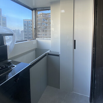 Ni zhier all-aluminum home kitchen wall cabinet combination integrated tv cabinet wine cabinet display cabinet villa whole house style 1