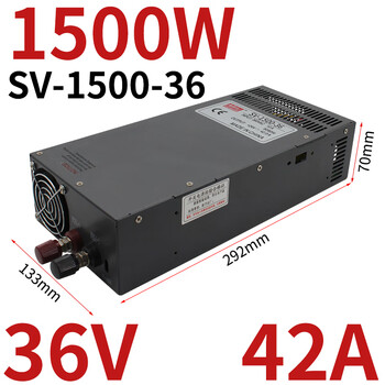 Yuechangsheng mingwei 380v to 24v switching power supply 12v36v/48v25a 1200w2000w sprinkler irrigation machine transformer sv-1200-36v